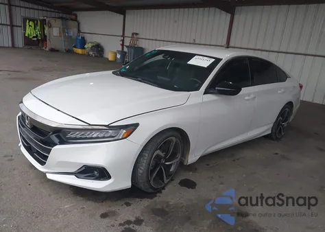 2021 Honda Accord Sport из США, поврежденный, VIN 1HGCV1F33MA053007